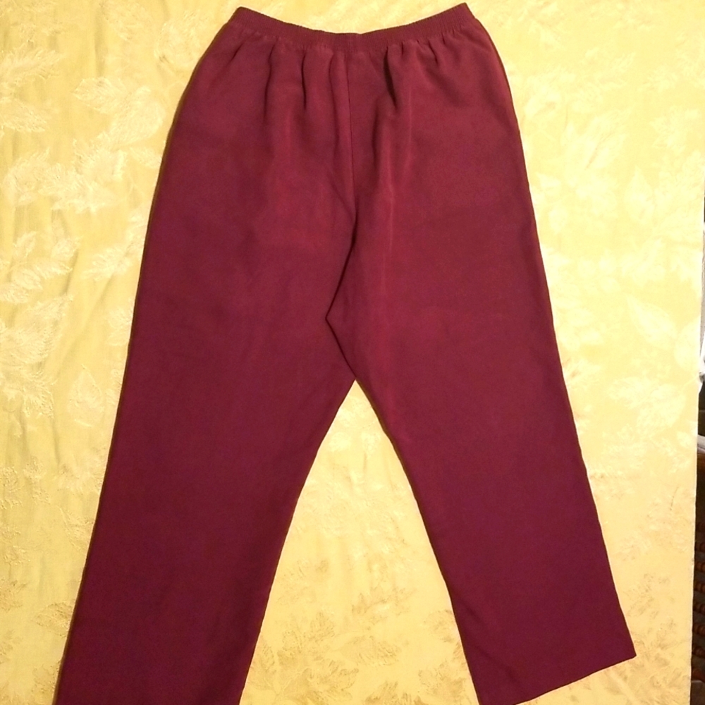 Maroon trousers